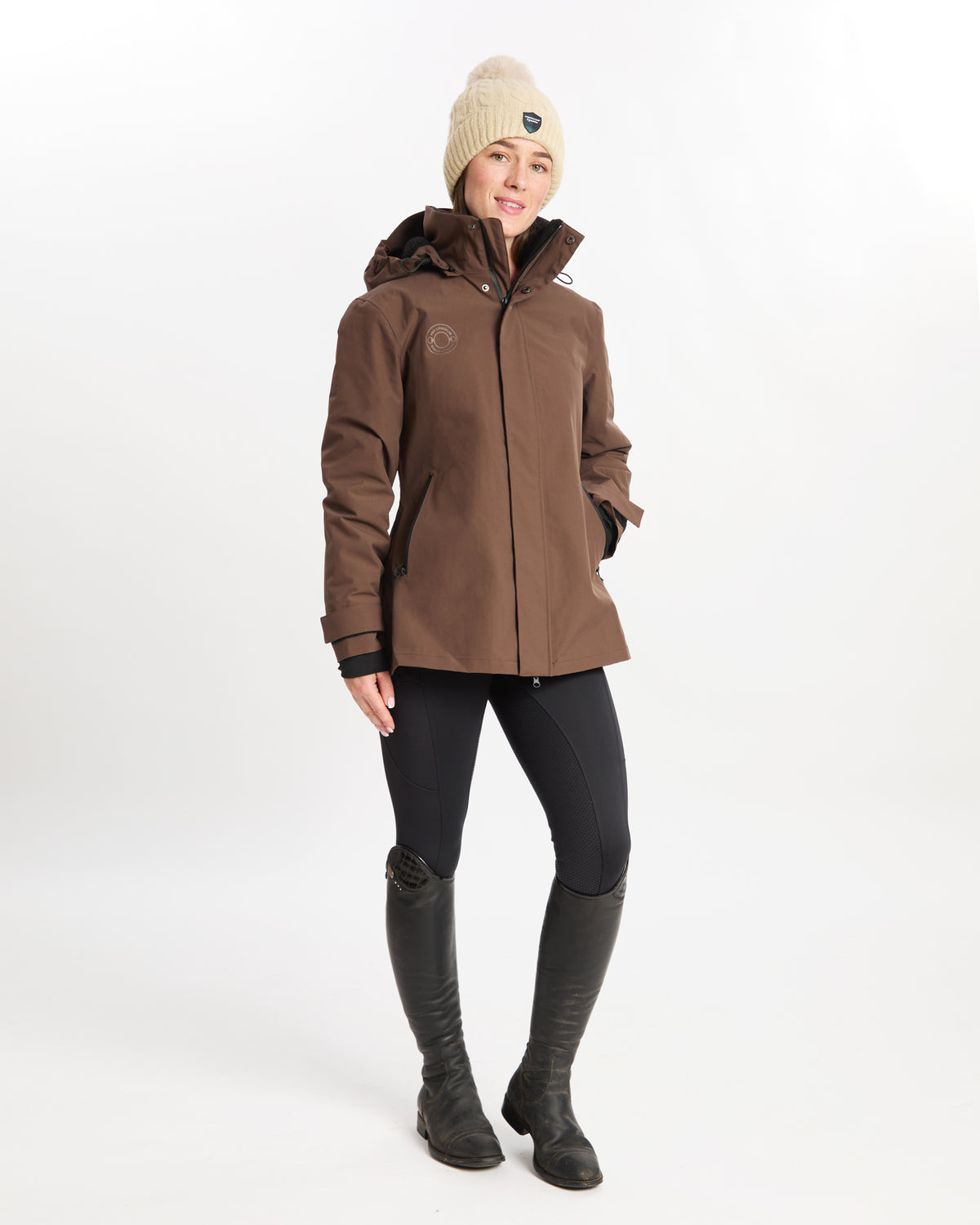 HORZEHOODS® ProPleat® Teddy Bear Brown Waterproof Coat