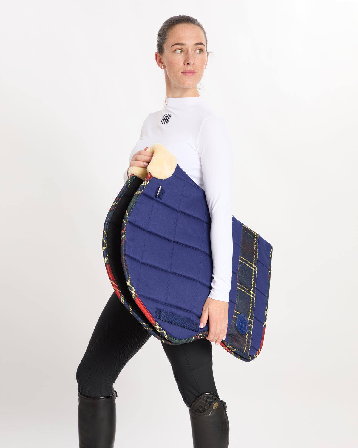 HORZEHOODS® Blue Tartan FlexiTabz Pad GP/Jump
