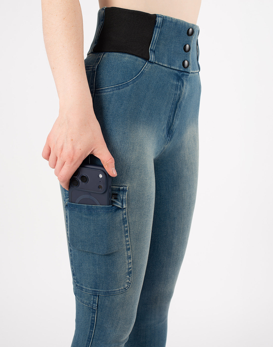 HORZEHOODS® DAKOTA Denim Boot Leg Jeans (No Grip)