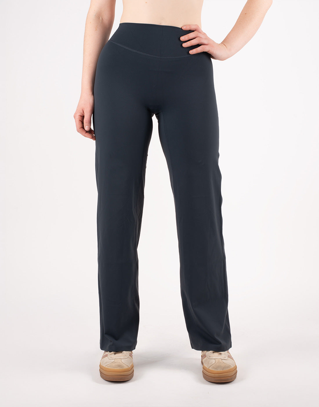 HORZEHOODS® Navy Flare Basicz Non Riding Leggings