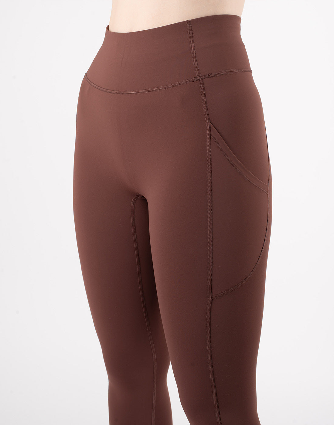 HORZEHOODS® Brown Basicz Range Non Riding Comfort Leggings