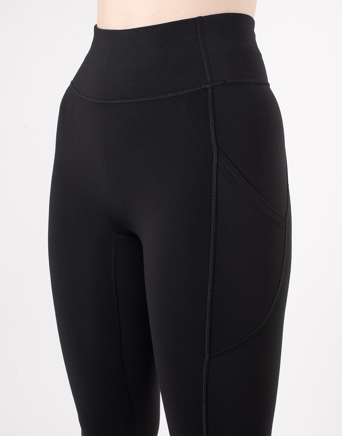 HORZEHOODS® Black Basicz Range Non Riding Comfort Leggings