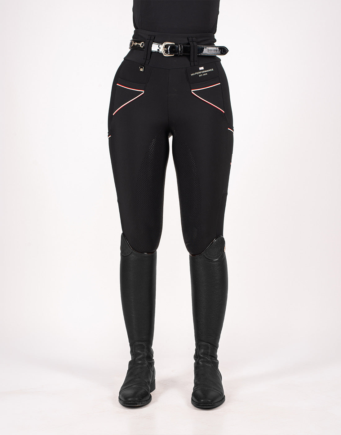 HORZEHOODS® Performance Club Black High Waist Breggings