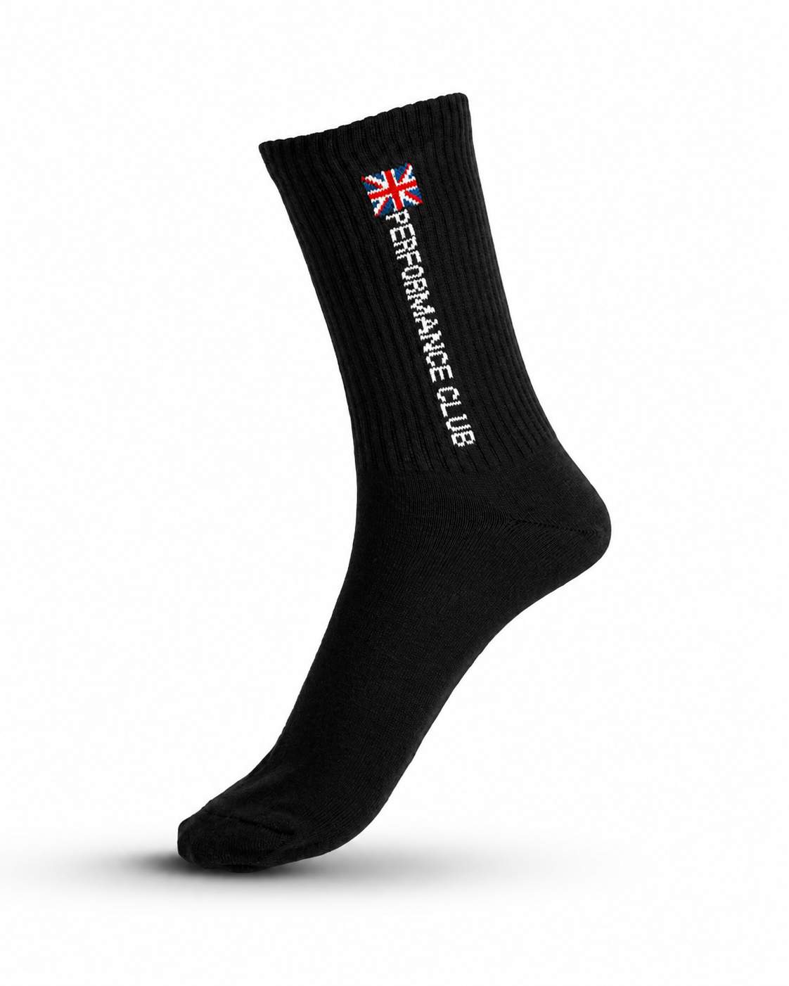 HORZEHOODS® Performance Club Black Crew Socks