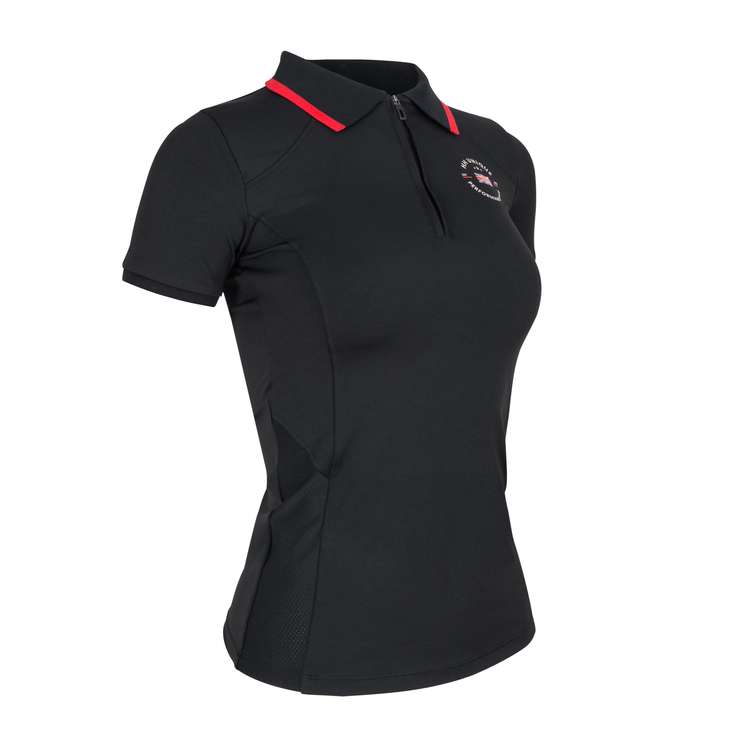 HORZEHOODS® Performance Club Black Short Sleeve Base Layer Top