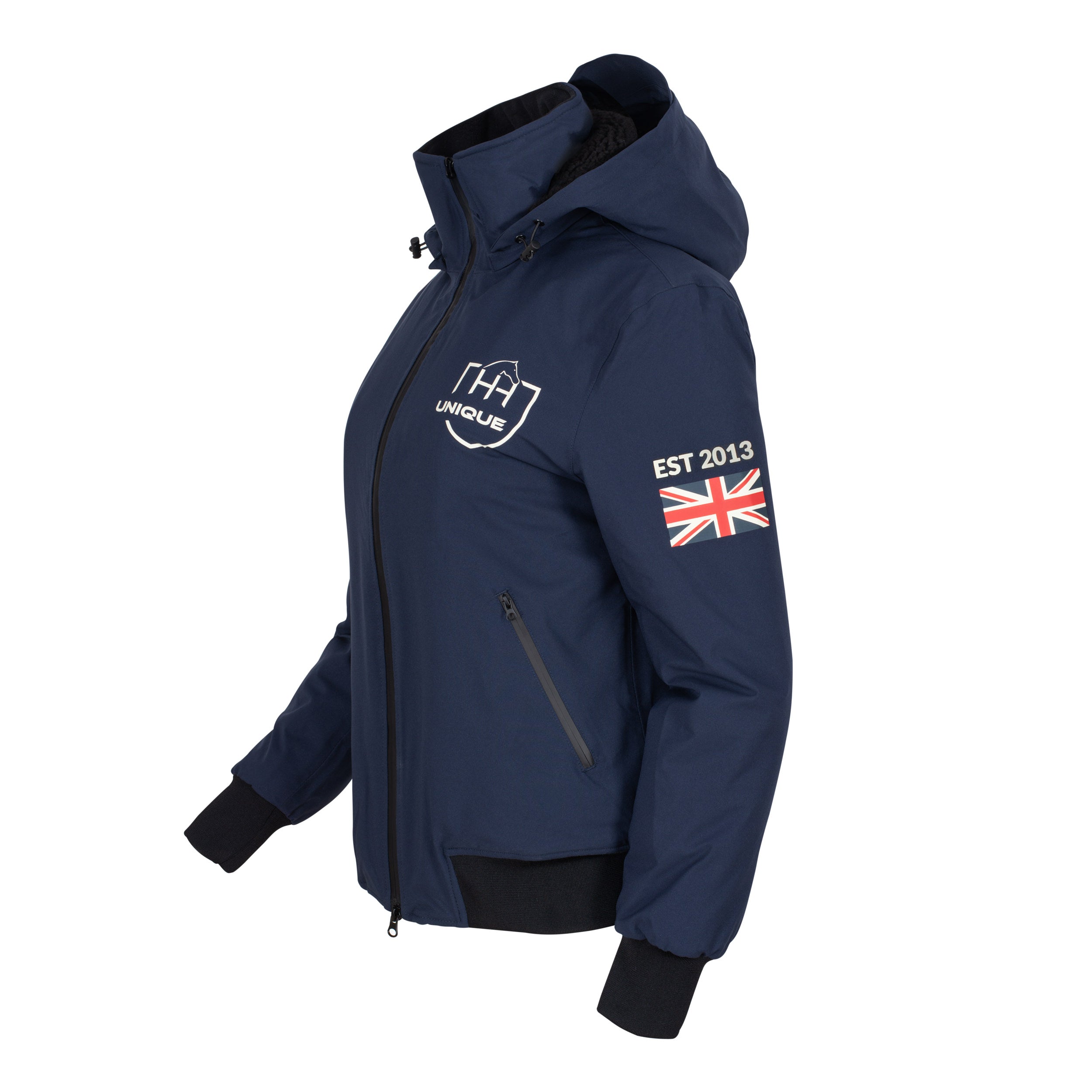 Navy Performance Club Storm-X Waterproof Coat - Equestrian Jacket