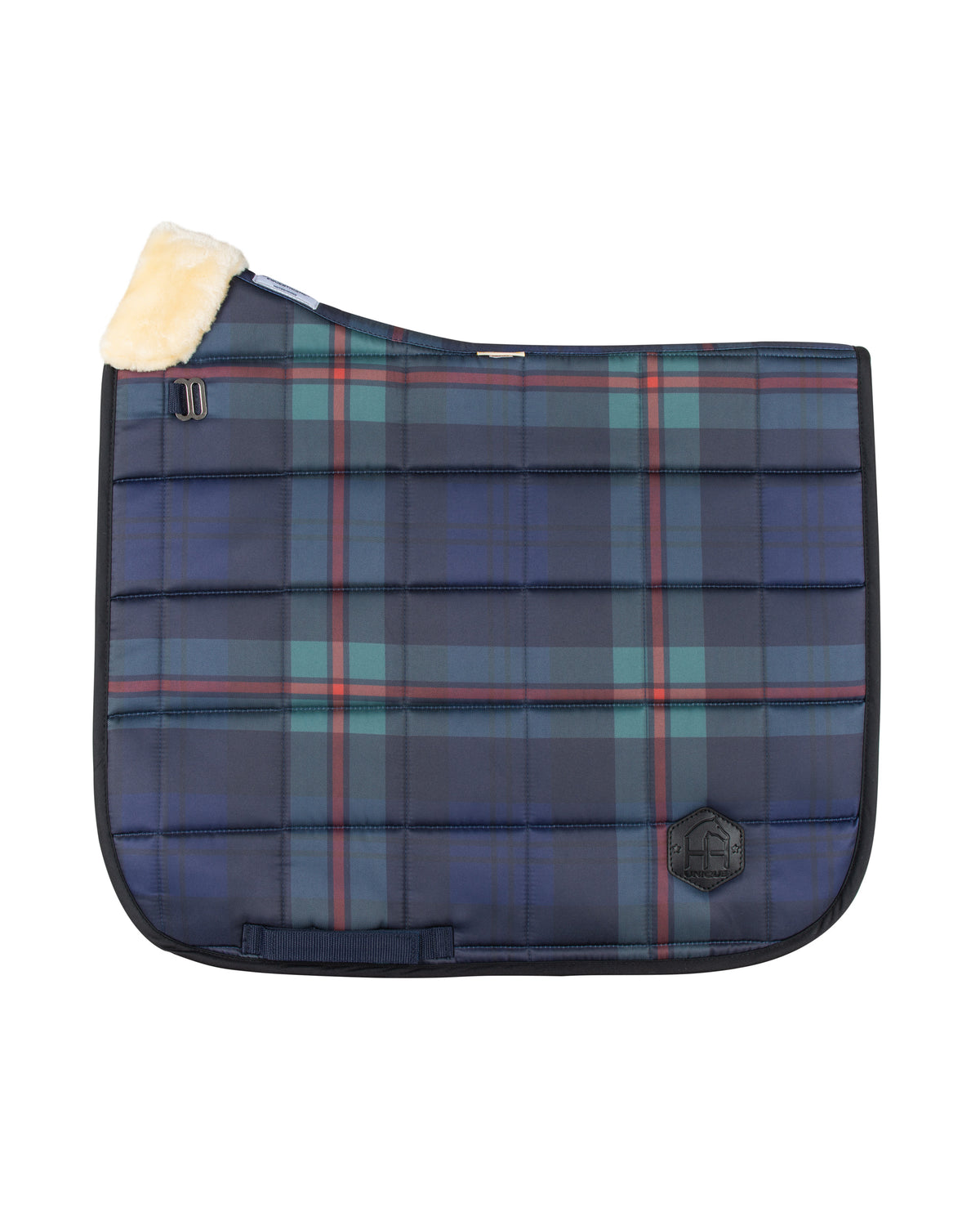 HORZEHOODS® Manor Green Tartan FlexiTabz Dressage Pad