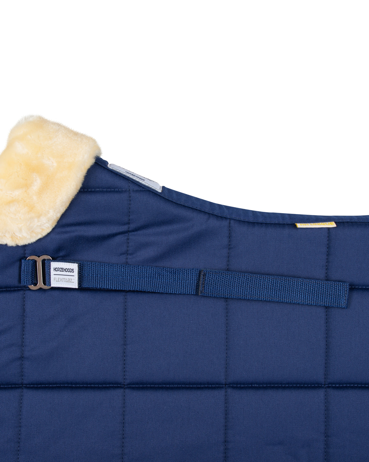 HORZEHOODS® Blue Tartan FlexiTabz Dressage Pad