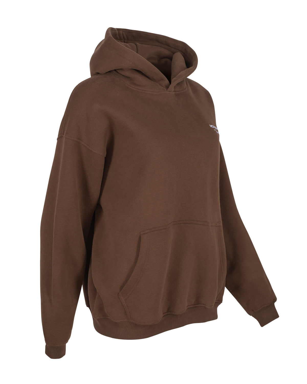 HORZEHOODS® Brown Basicz Oversized 'Horses make me Happy' Hoodie (PO: despatch 18/10)