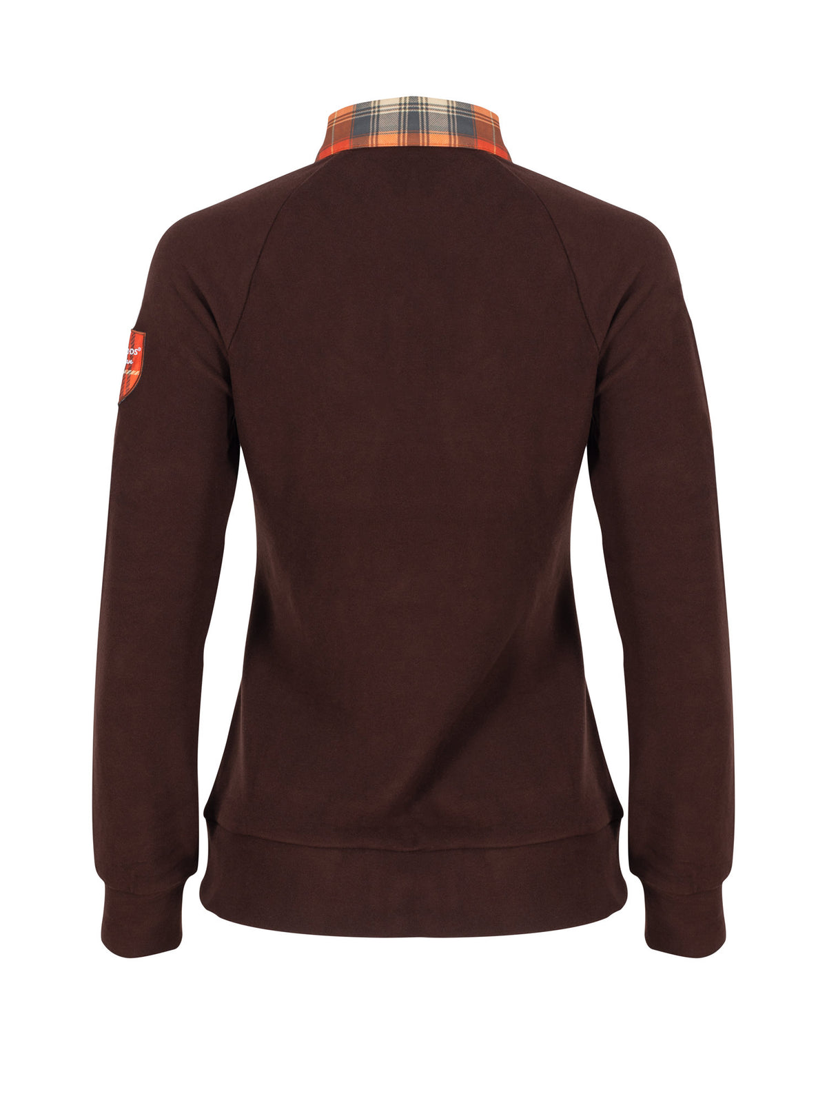 HORZEHOODS® Brown Tartan Morag Thermal Fleece 2-1 Shirt/Jumper (PREORDER end October despatch)