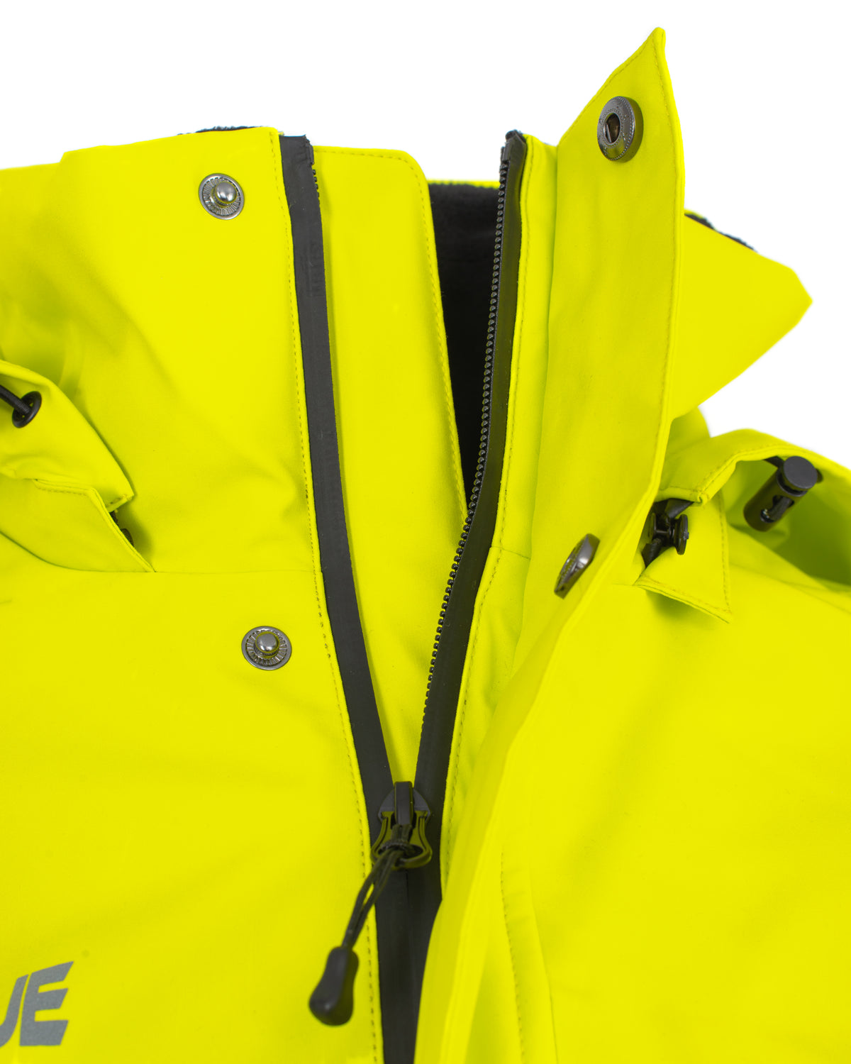 HORZEHOODS® ProPleat®️ HiVis Yellow Reflective Waterproof Coat