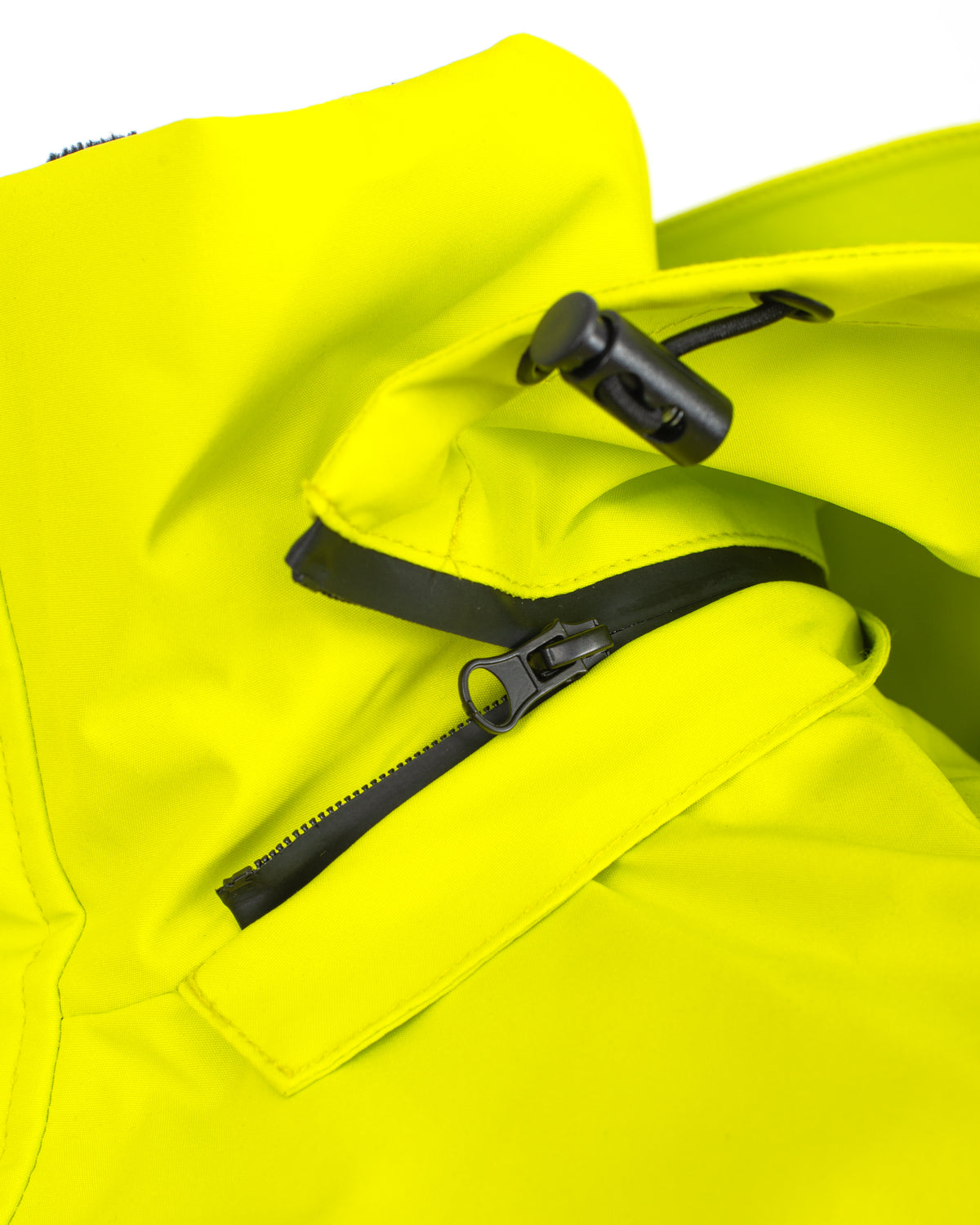 HORZEHOODS® ProPleat®️ HiVis Yellow Reflective Waterproof Coat