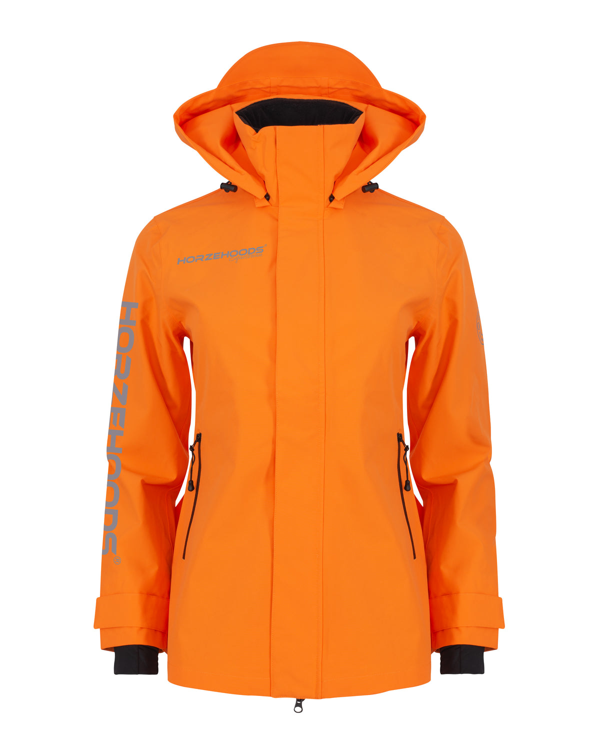 HORZEHOODS® ProPleat® HiVis Orange Reflective Waterproof Coat