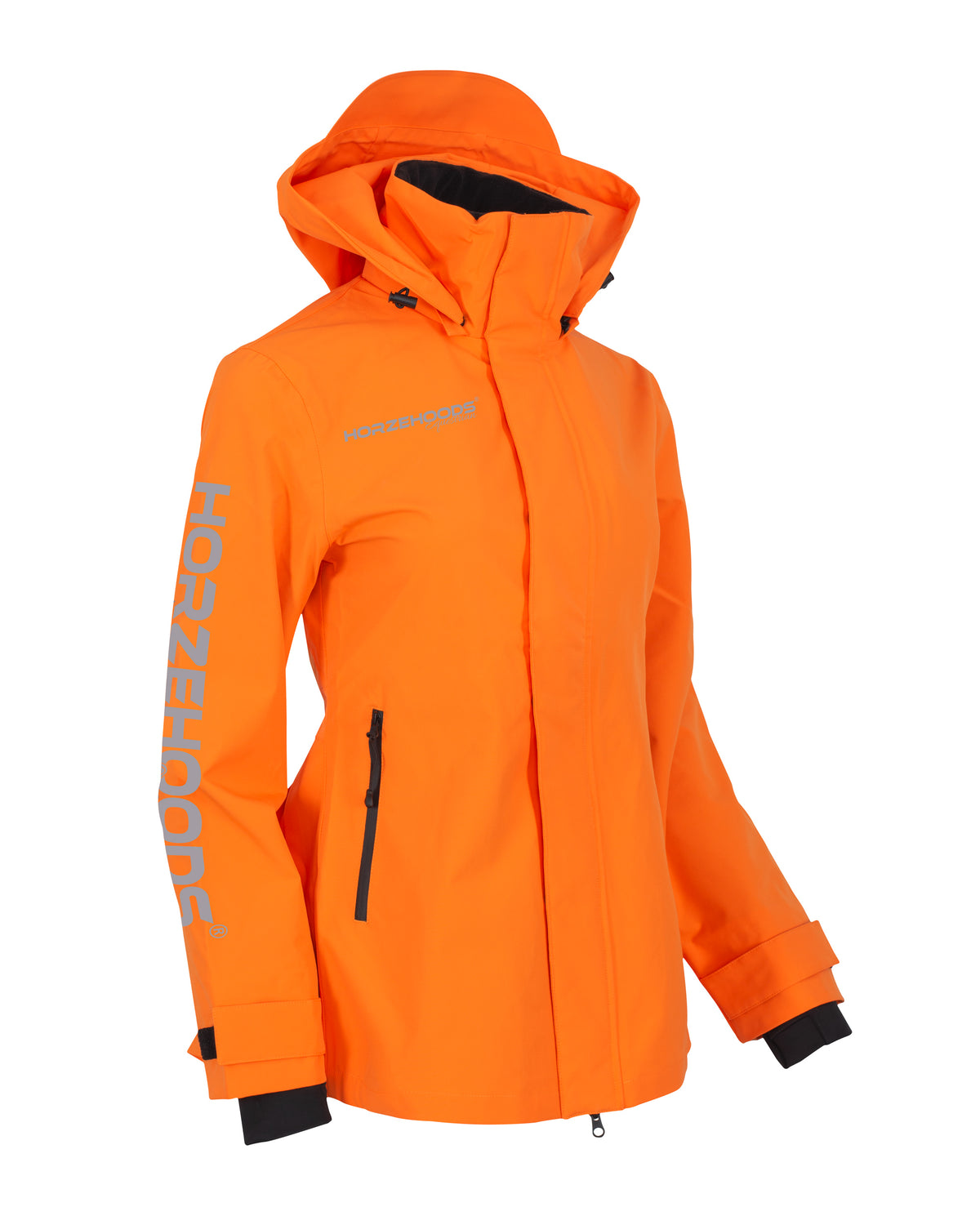 HORZEHOODS® ProPleat® HiVis Orange Reflective Waterproof Coat