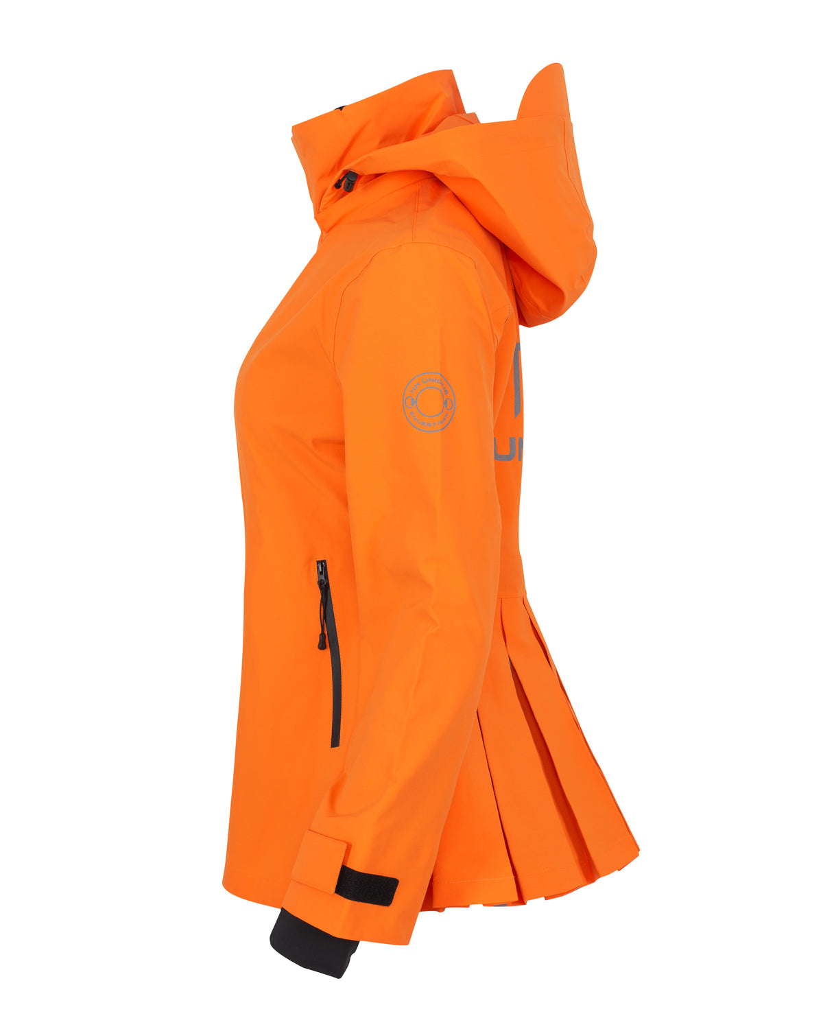 HORZEHOODS® ProPleat® HiVis Orange Reflective Waterproof Coat