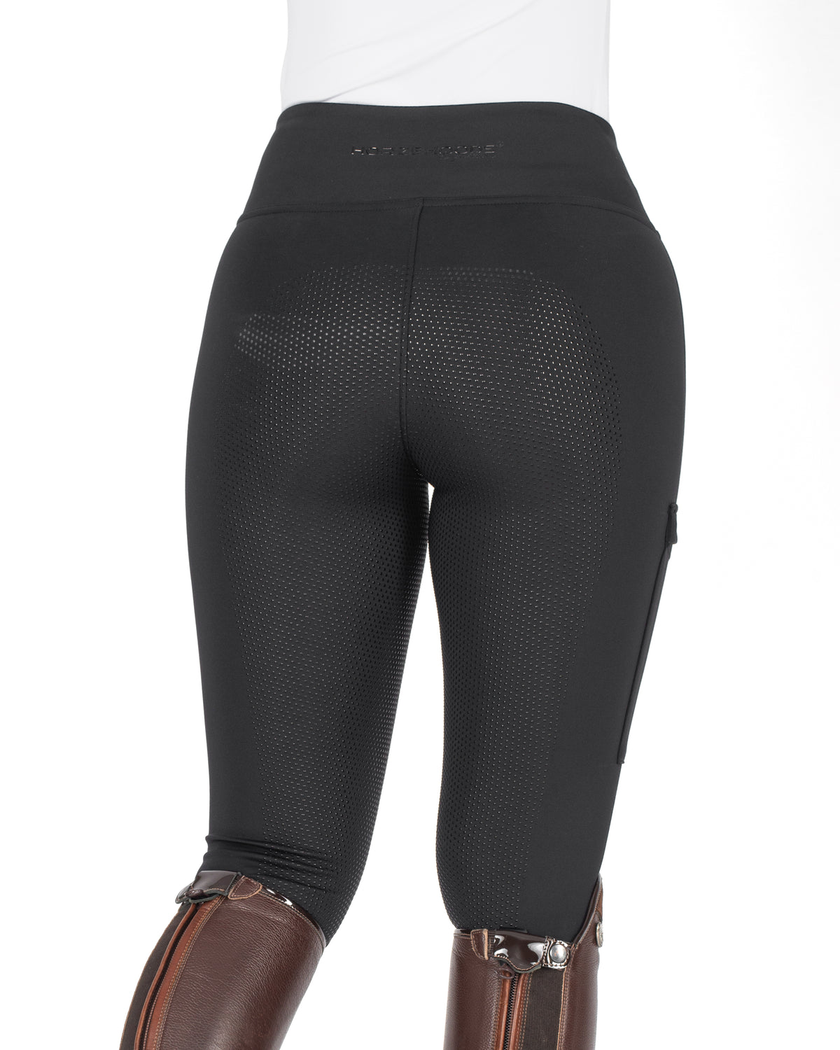 HORZEHOODS® Black V-Twist Compression Leggings
