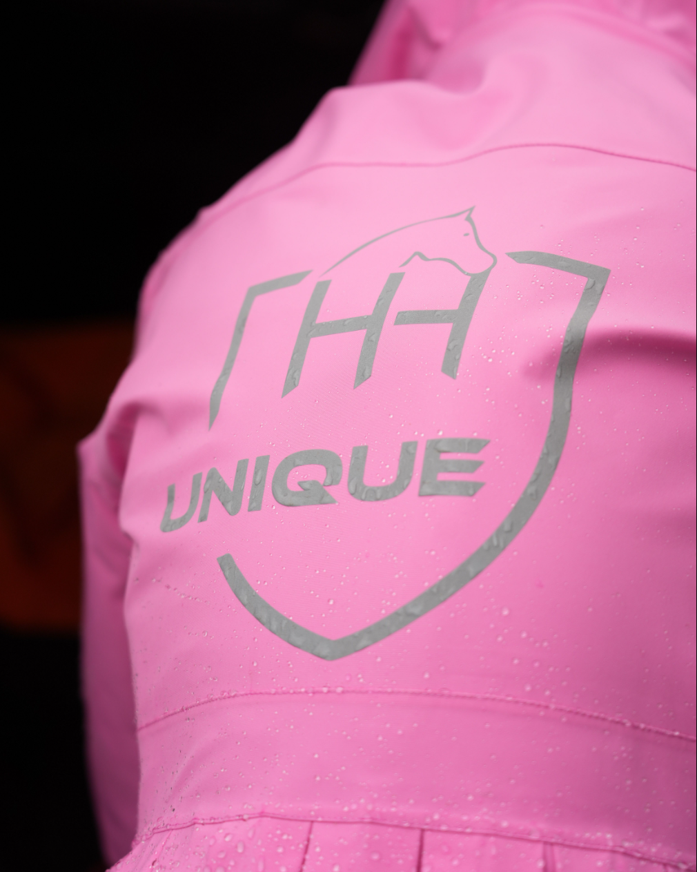 HORZEHOODS® ProPleat® Pink Reflective Waterproof Coat (In Stock)