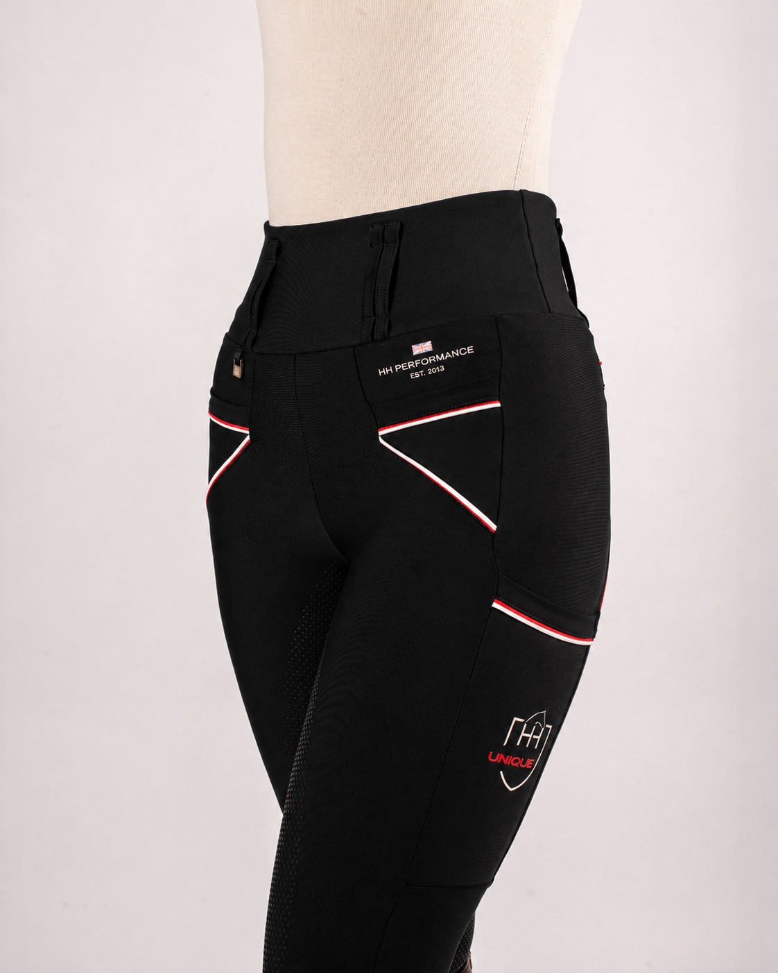 HORZEHOODS® Performance Club Black High Waist Breggings