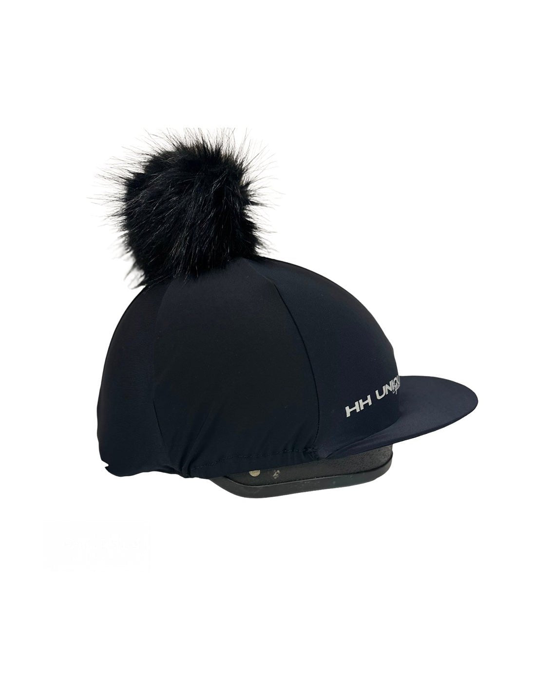 (flawed) Black HH Unique Hat Silk (Read Description) - Horzehoods5056725005375