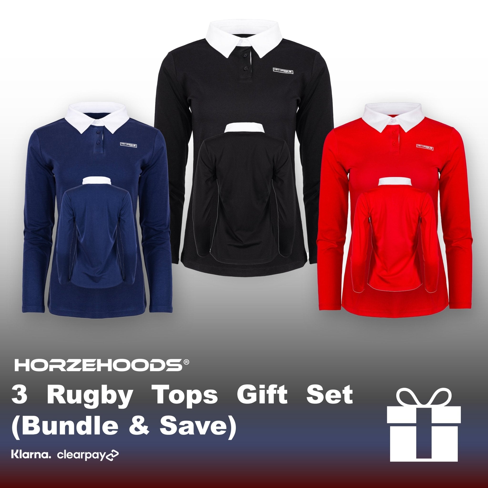 HORZEHOODS® 3 Rugby Tops Gift Set (Bundle & Save) - Horzehoods