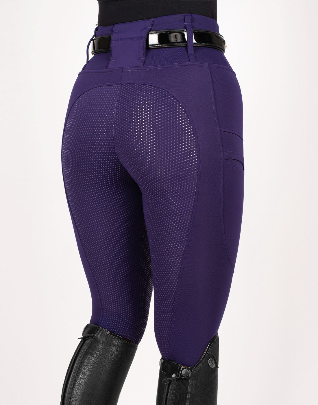 HORZEHOODS® All INK Purple Luxe Quick Dry ContraFlex Leggings (LAST FEW SIZES)