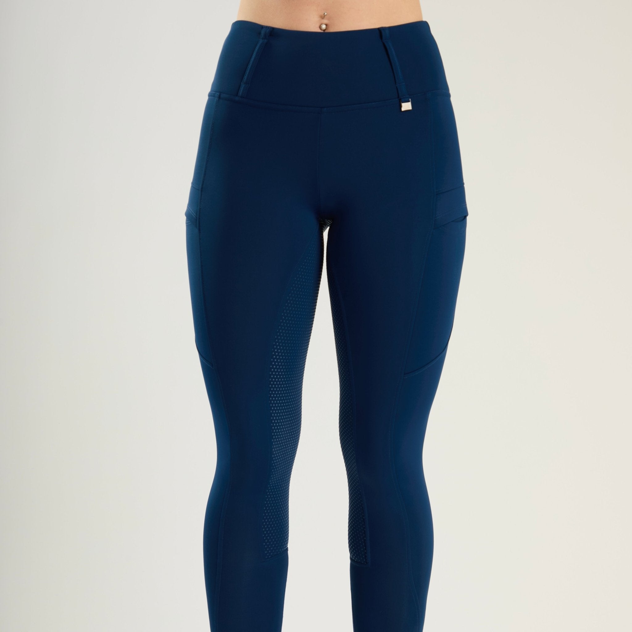 HORZEHOODS® All Navy Luxe ContraFlex Leggings - Horzehoods5056725010973