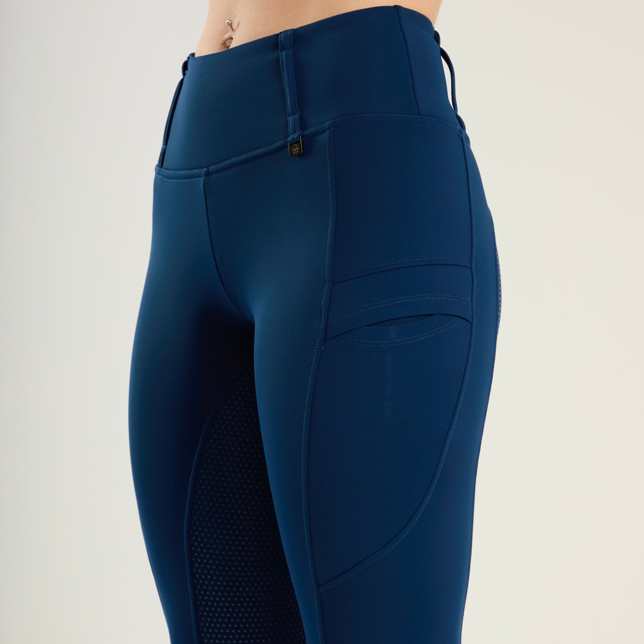 HORZEHOODS® All Navy Luxe ContraFlex Leggings - Horzehoods5056725010973