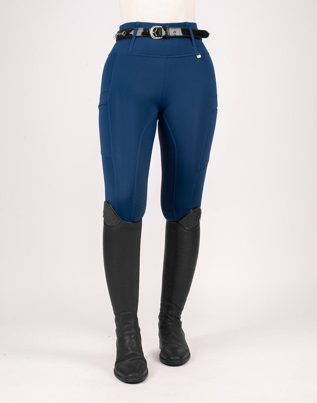 HORZEHOODS® All Navy Luxe Quick Dry ContraFlex Leggings - Horzehoods5056725007317