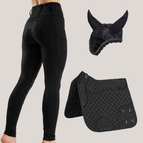 HORZEHOODS® Black Dressage Gift Set (Bundle & Save) - Horzehoods