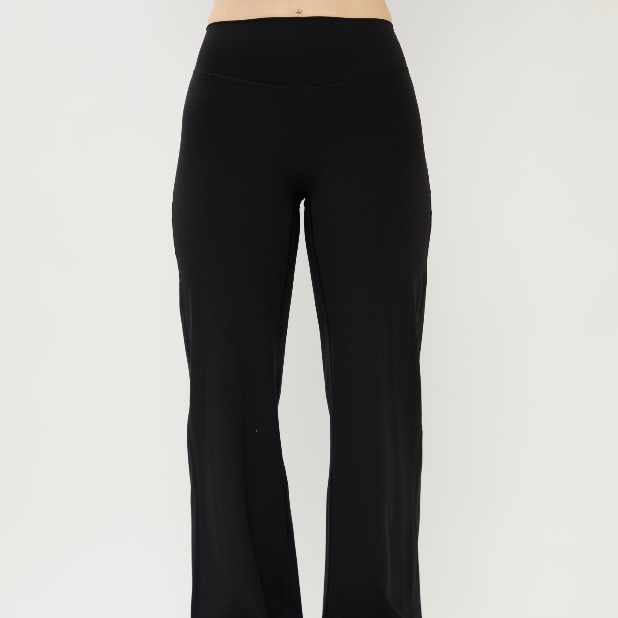 HORZEHOODS® Black Flare Basicz Non Riding Leggings - Horzehoods5056725021795