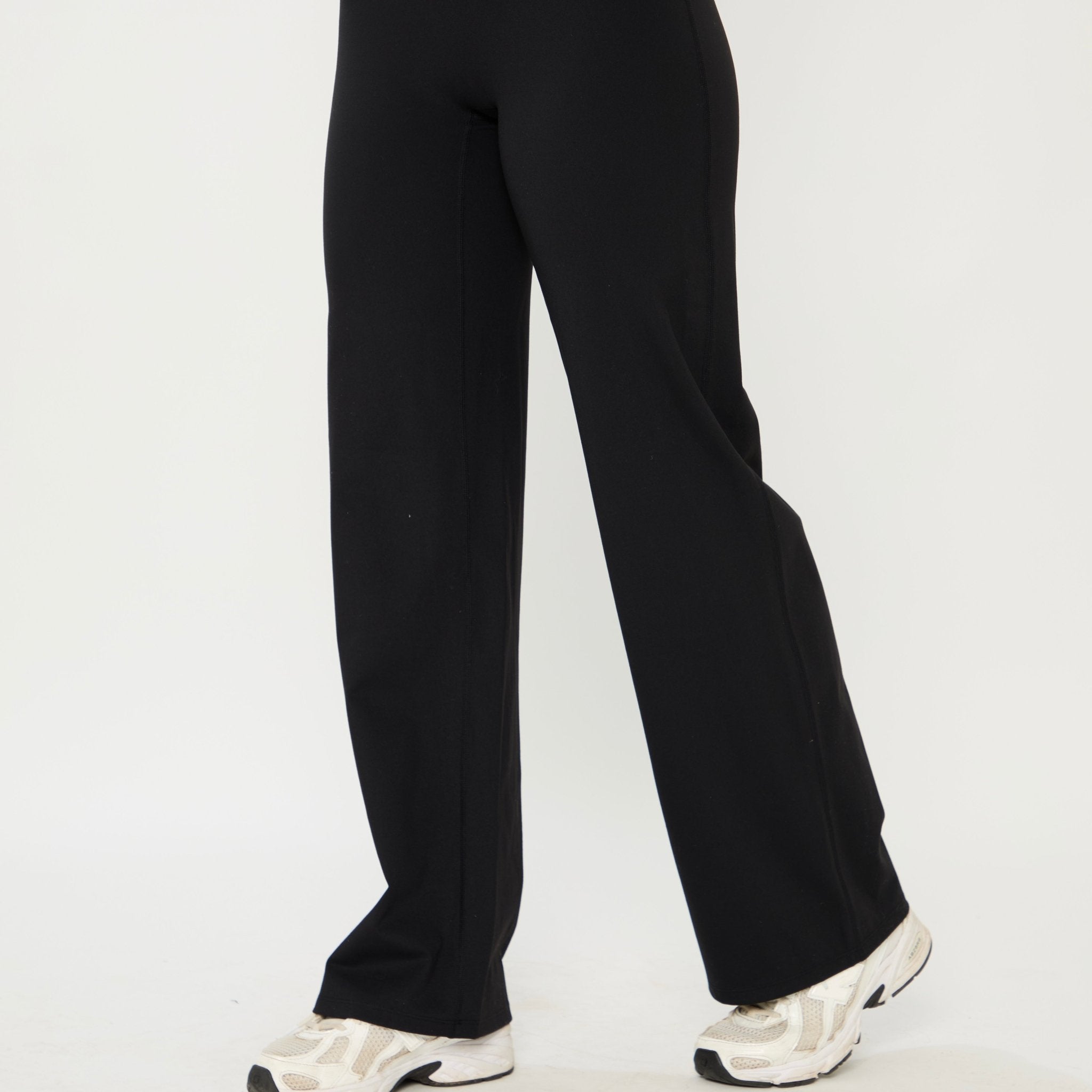 HORZEHOODS® Black Flare Basicz Non Riding Leggings - Horzehoods5056725021795