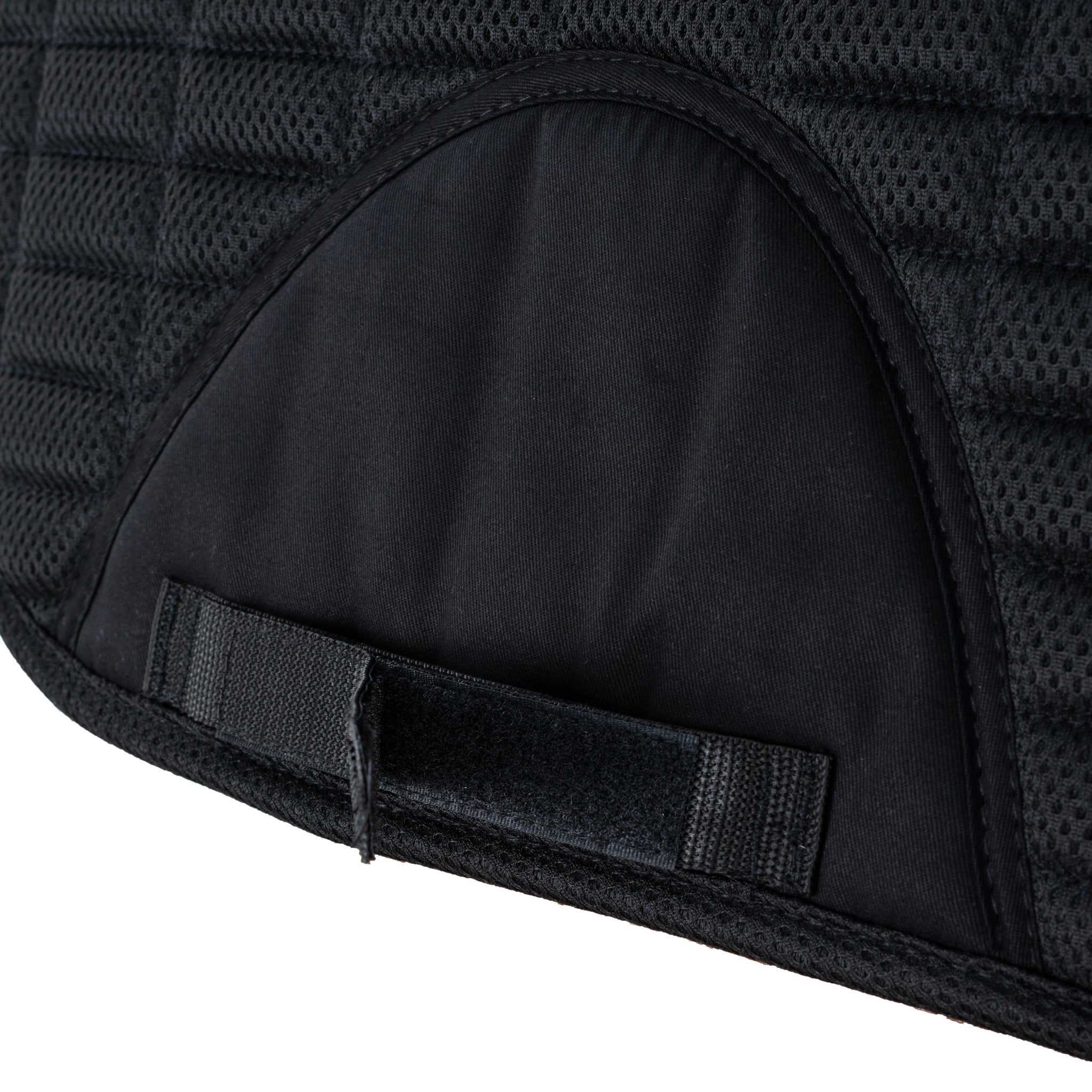 HORZEHOODS® Black & Gold Porthole AirGel Pad Dressage - Horzehoods5056725017491