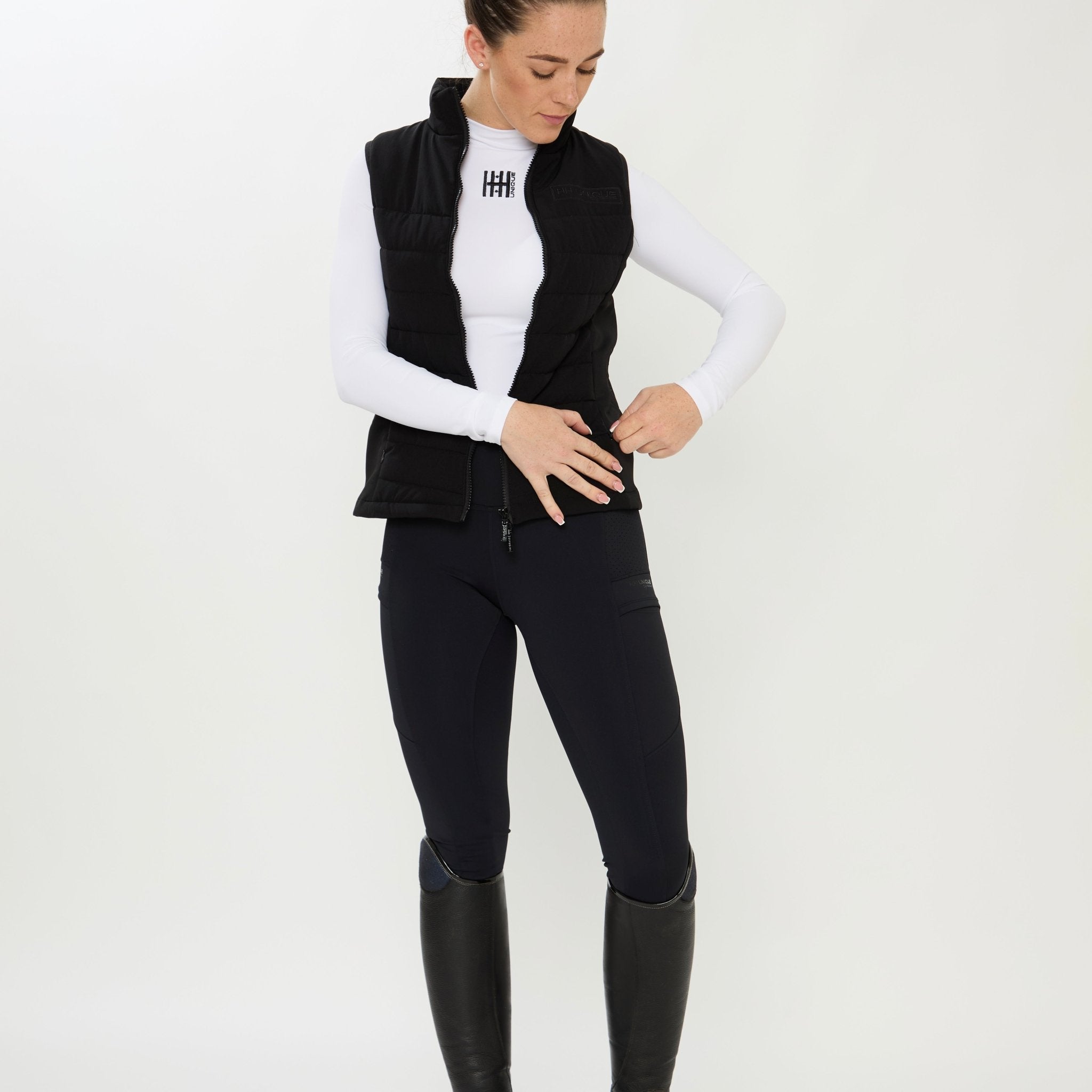 HORZEHOODS® Black Luxe Dual Gilet - Horzehoods5056725015732