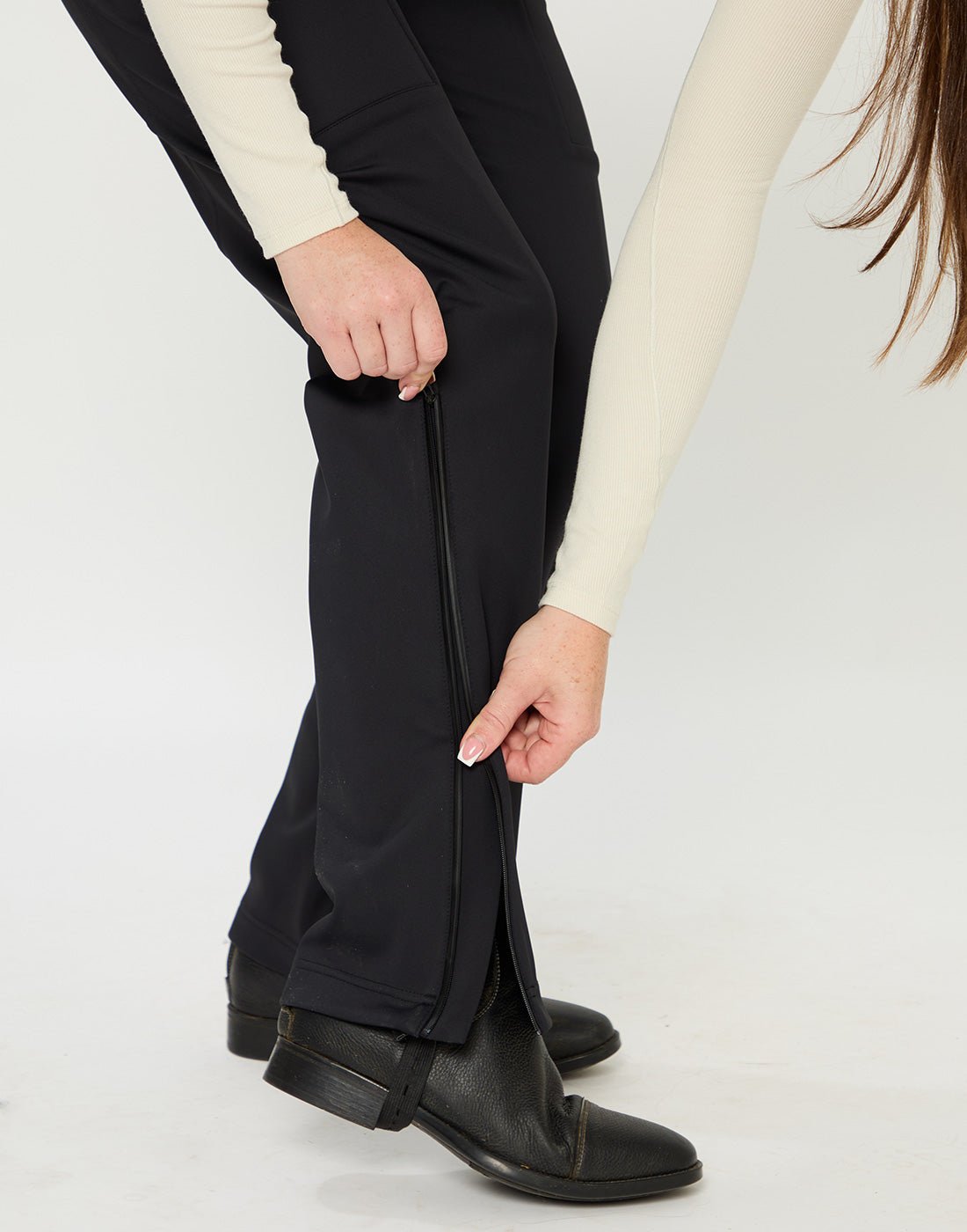 HORZEHOODS® Black Waterproof QuickMount™️ Breeches DryzX™ (no more restocks for winter) - Horzehoods5056725023027