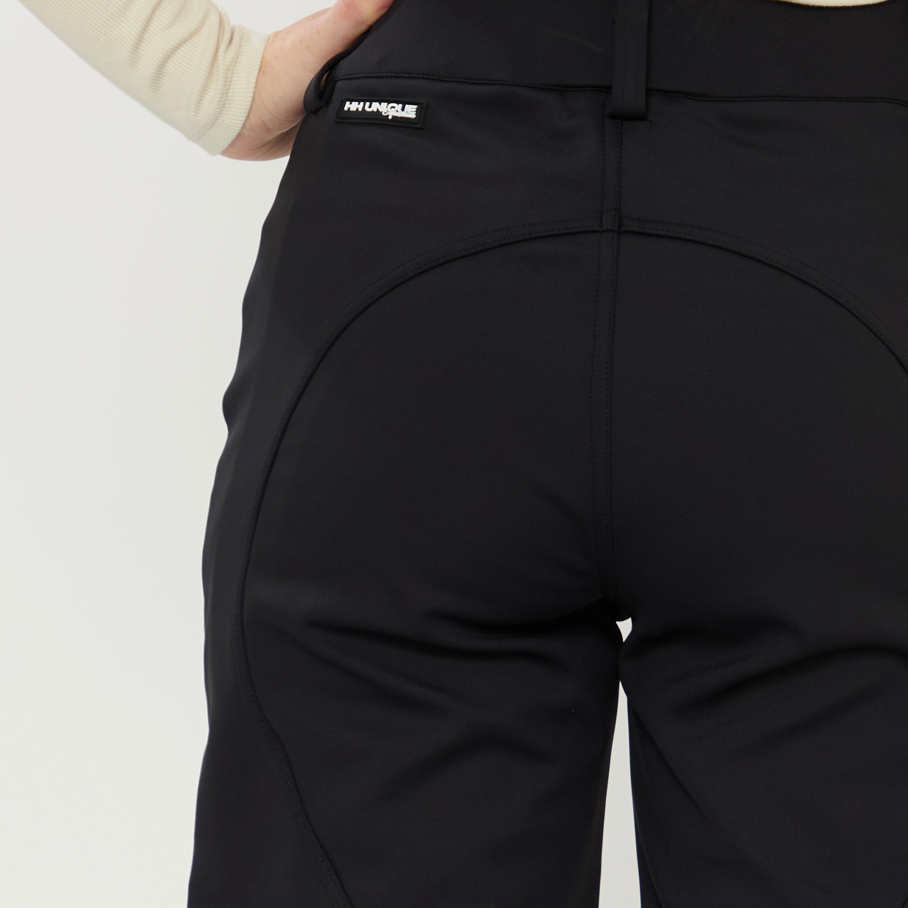 HORZEHOODS® Black Waterproof QuickMount™️ Breeches - Horzehoods5056725023027