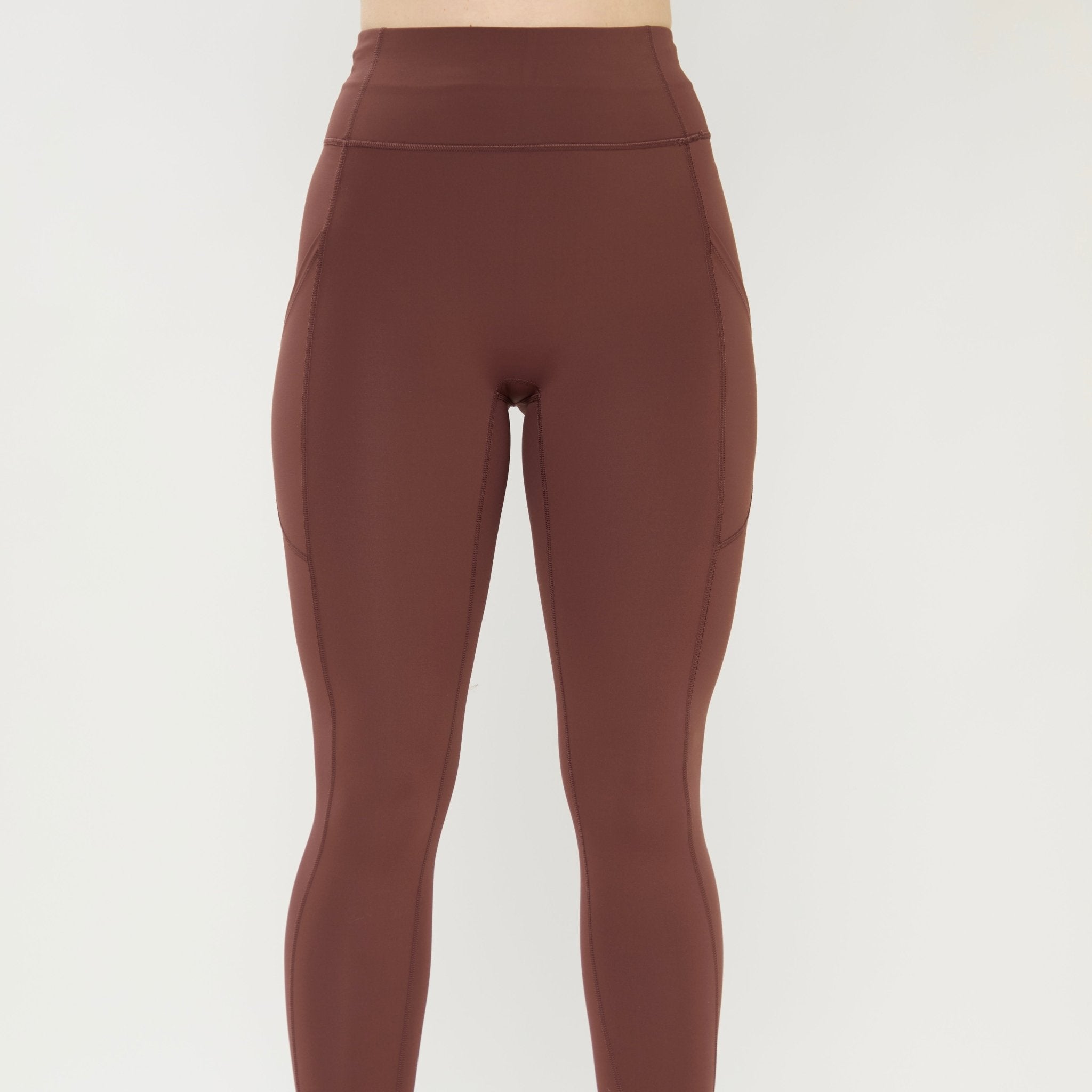 HORZEHOODS® Brown Basicz Range Non Riding Comfort Leggings - Horzehoods5056725022747