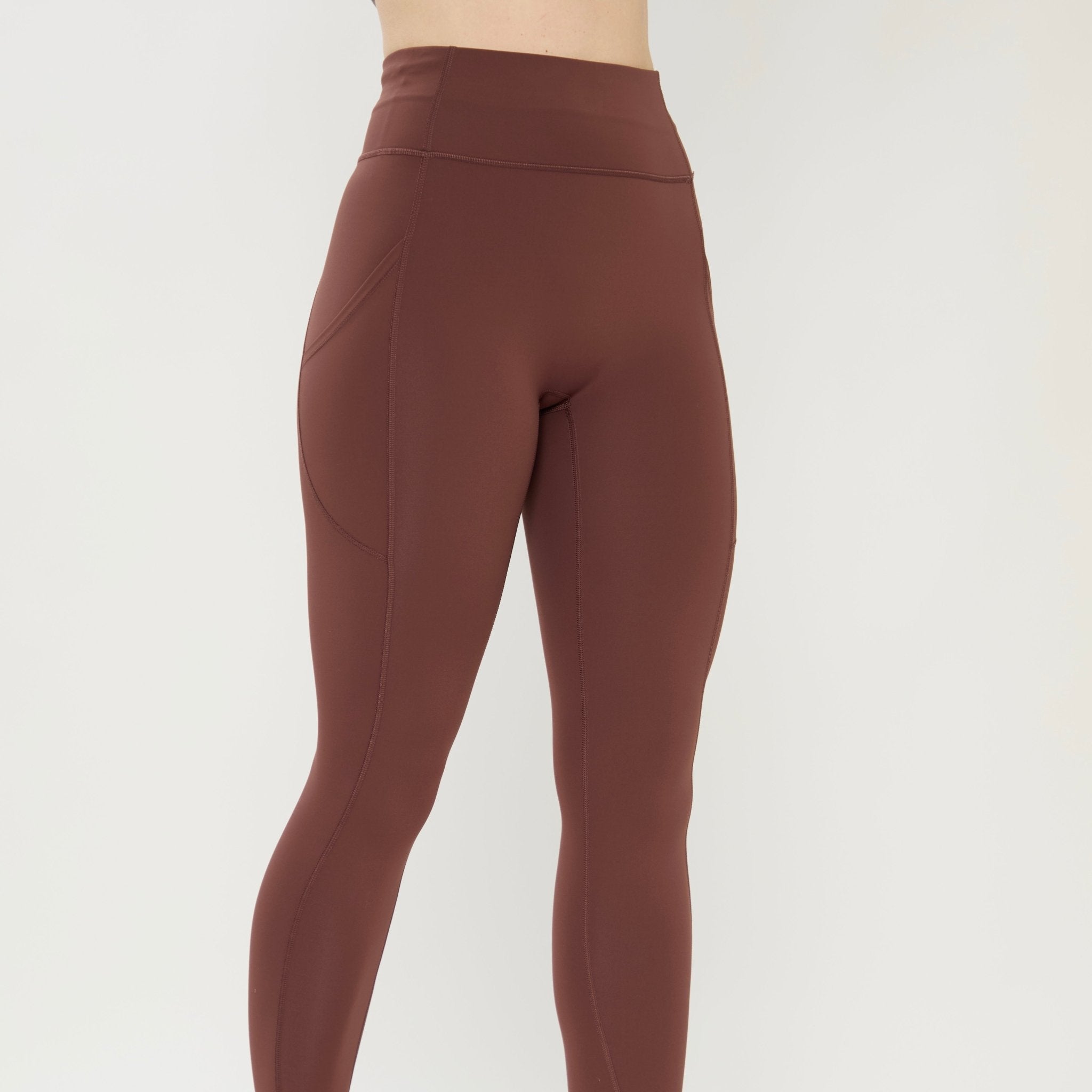 HORZEHOODS® Brown Basicz Range Non Riding Comfort Leggings - Horzehoods5056725022747