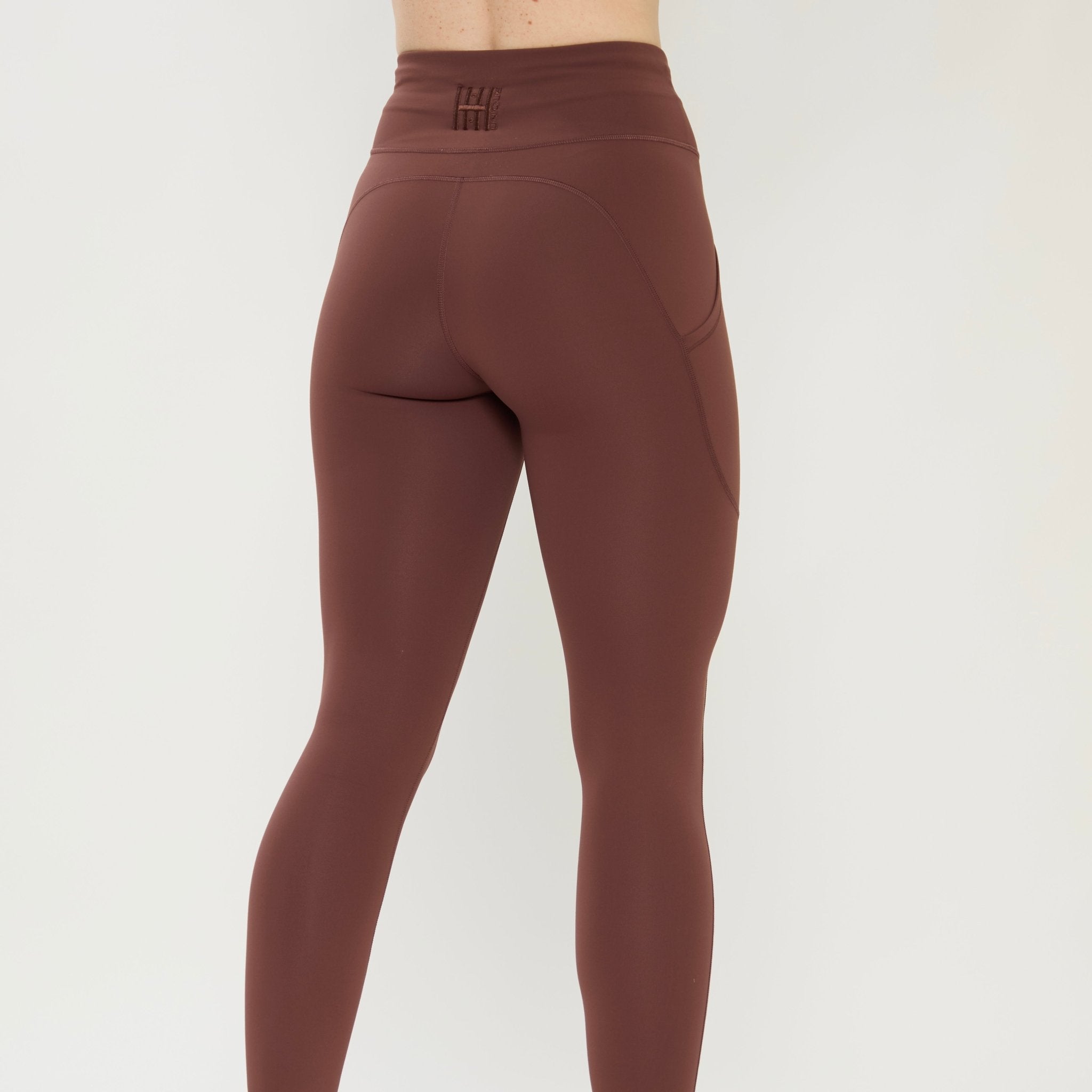 HORZEHOODS® Brown Basicz Range Non Riding Comfort Leggings - Horzehoods5056725022747