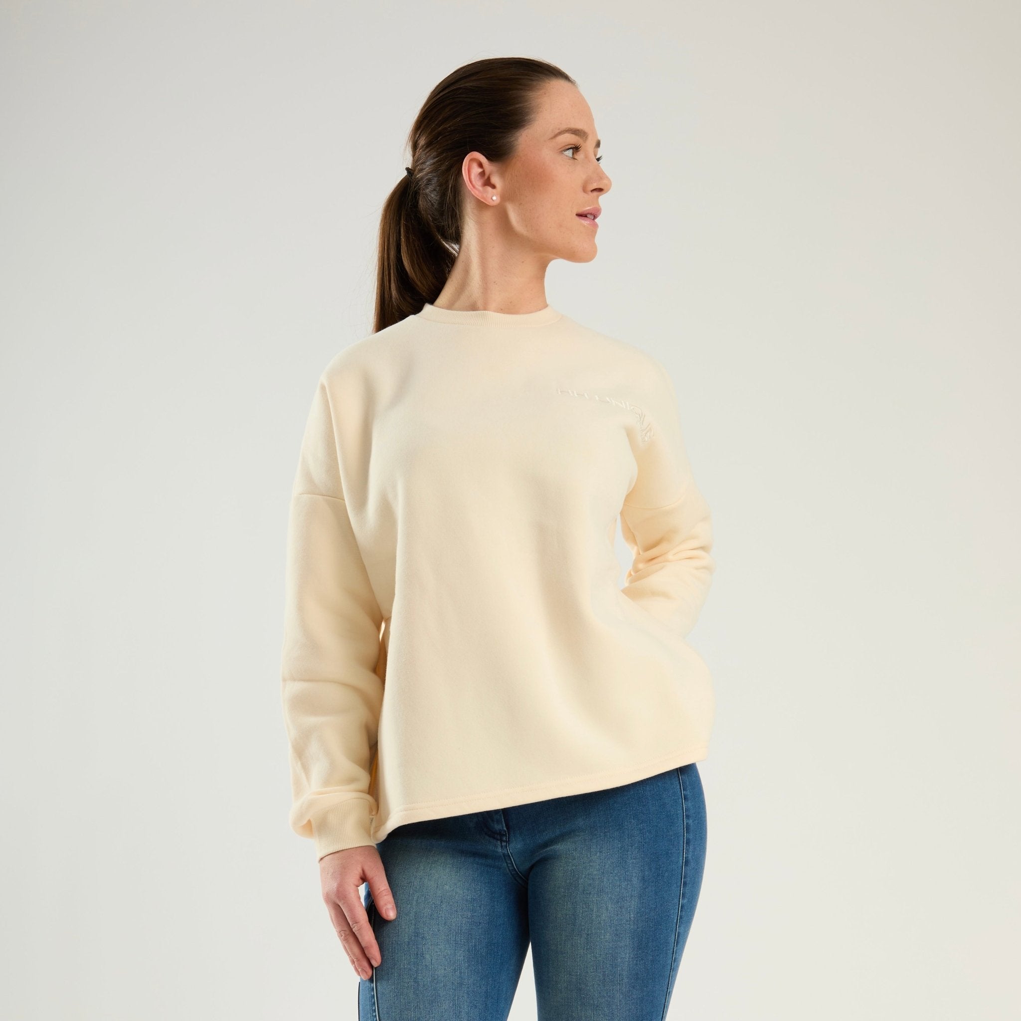 HORZEHOODS® Cream Double Split Crew - Horzehoods5056725014315