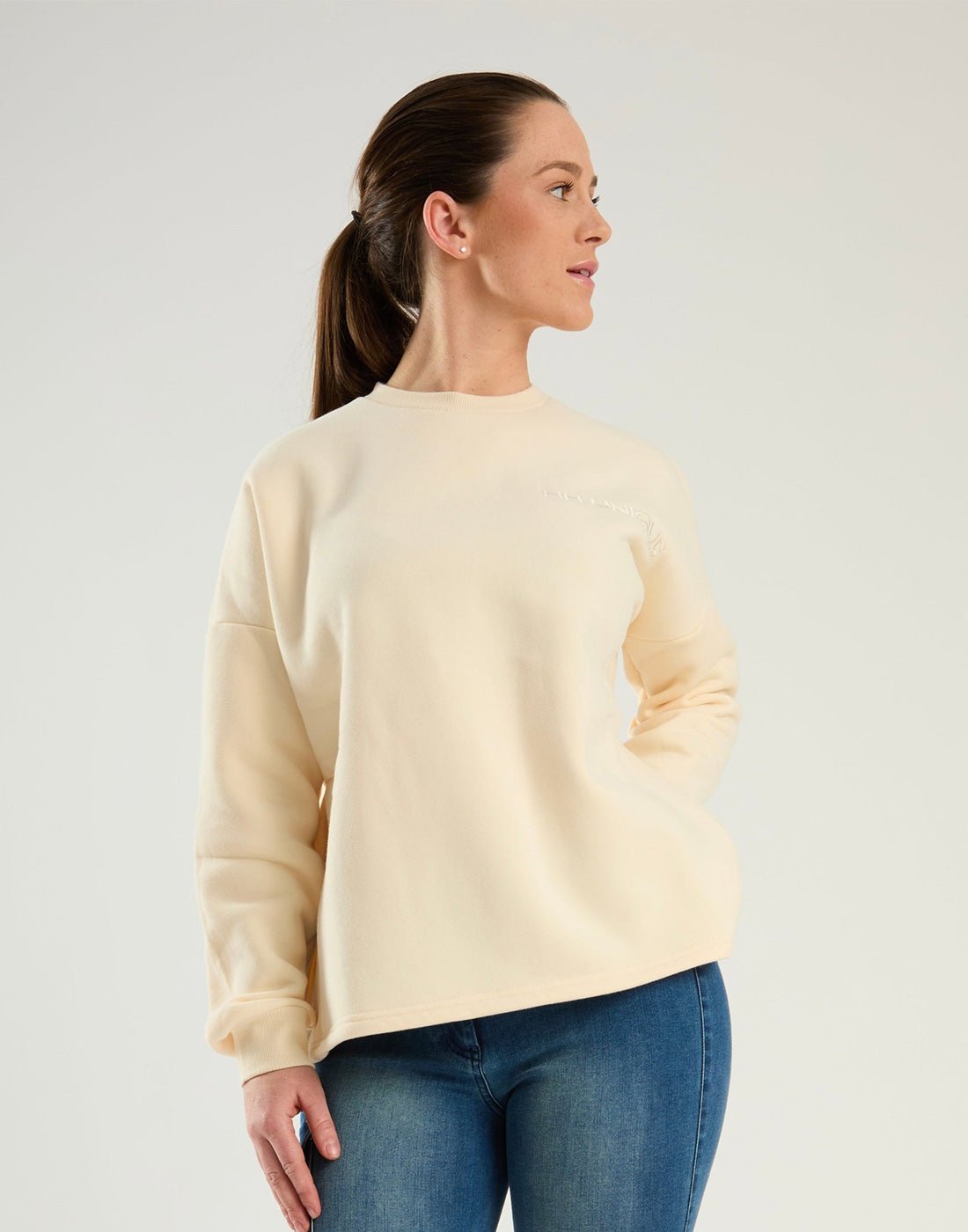 HORZEHOODS® Cream Double Split Crew - Horzehoods5056725014315