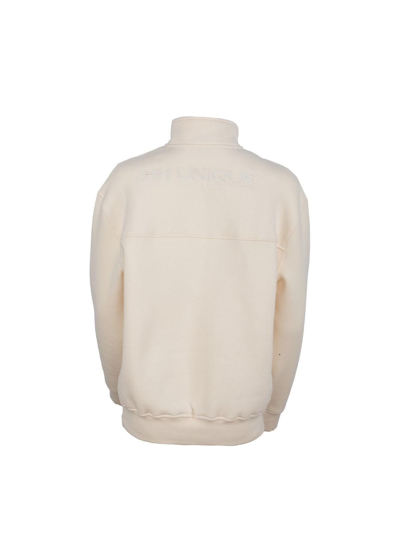 HORZEHOODS® Cream Dream Quarter - Zip Sweater Top - Horzehoods