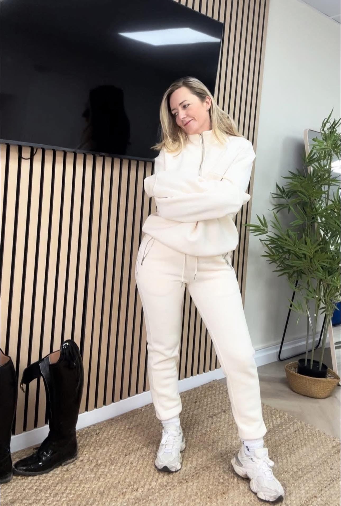 HORZEHOODS® Dream Tracksuit Cream Joggers - Horzehoods5056725014711