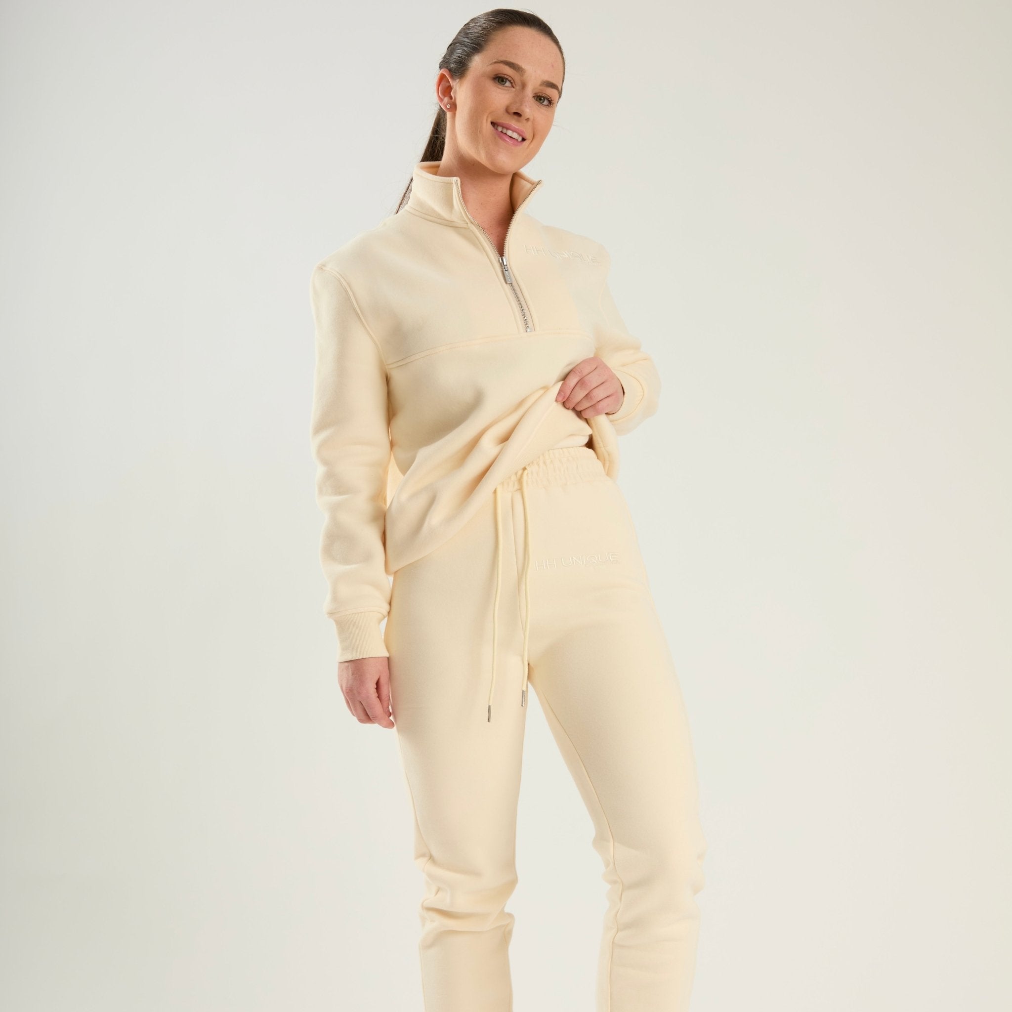 HORZEHOODS® Dream Tracksuit Cream Joggers - Horzehoods5056725014711