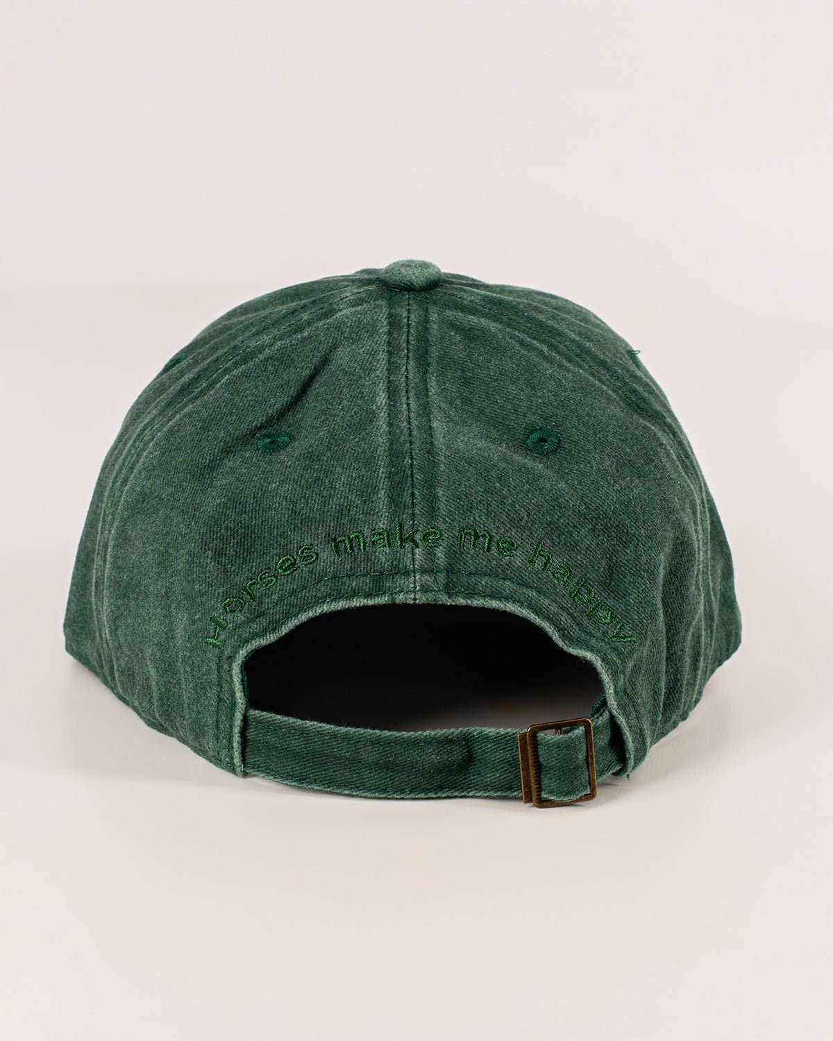 HORZEHOODS® Green Horses make me Happy Cap - Horzehoods5056725028152
