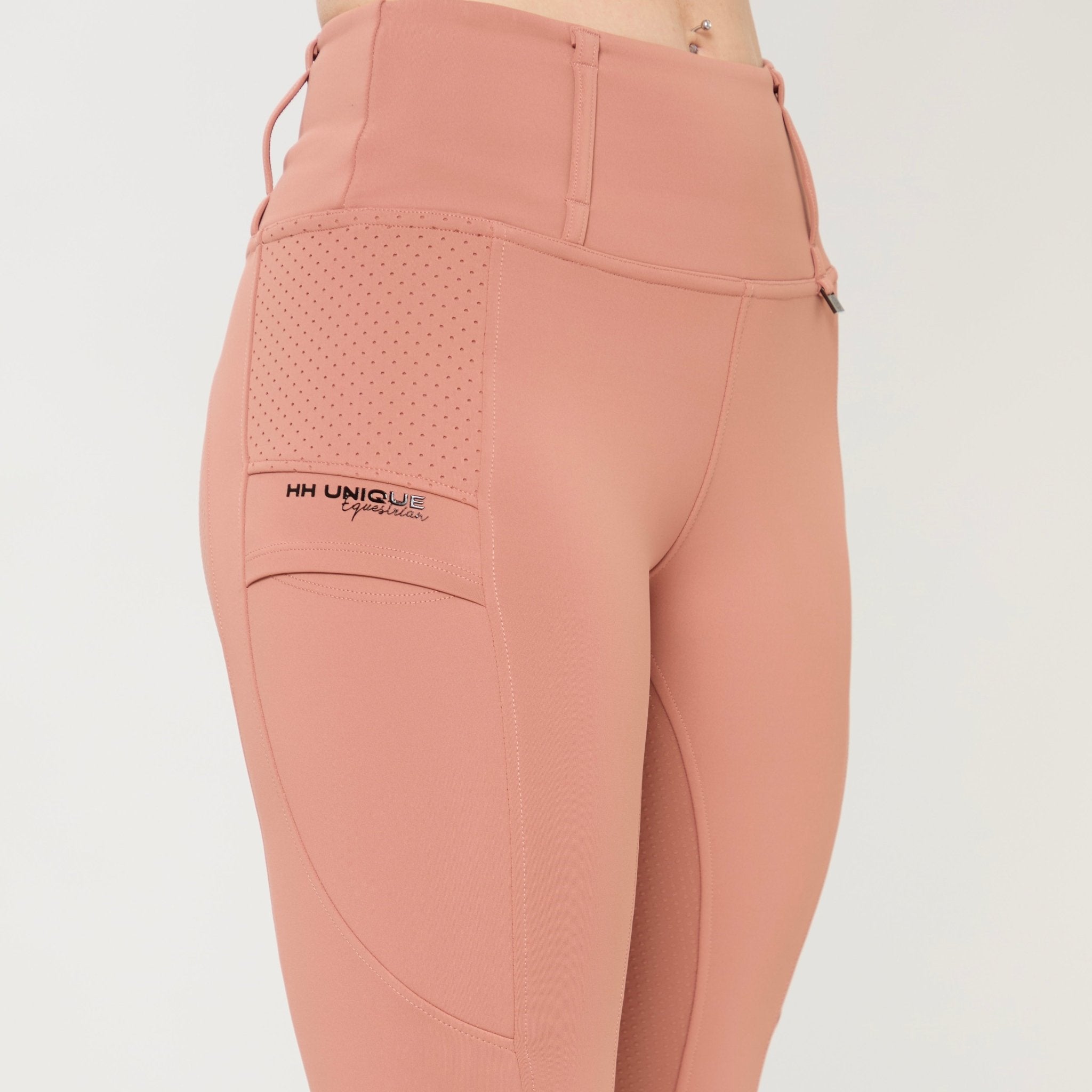 HORZEHOODS® JUNIOR Rose V - Seam Thermo Riding Leggings - Horzehoods5056725019334
