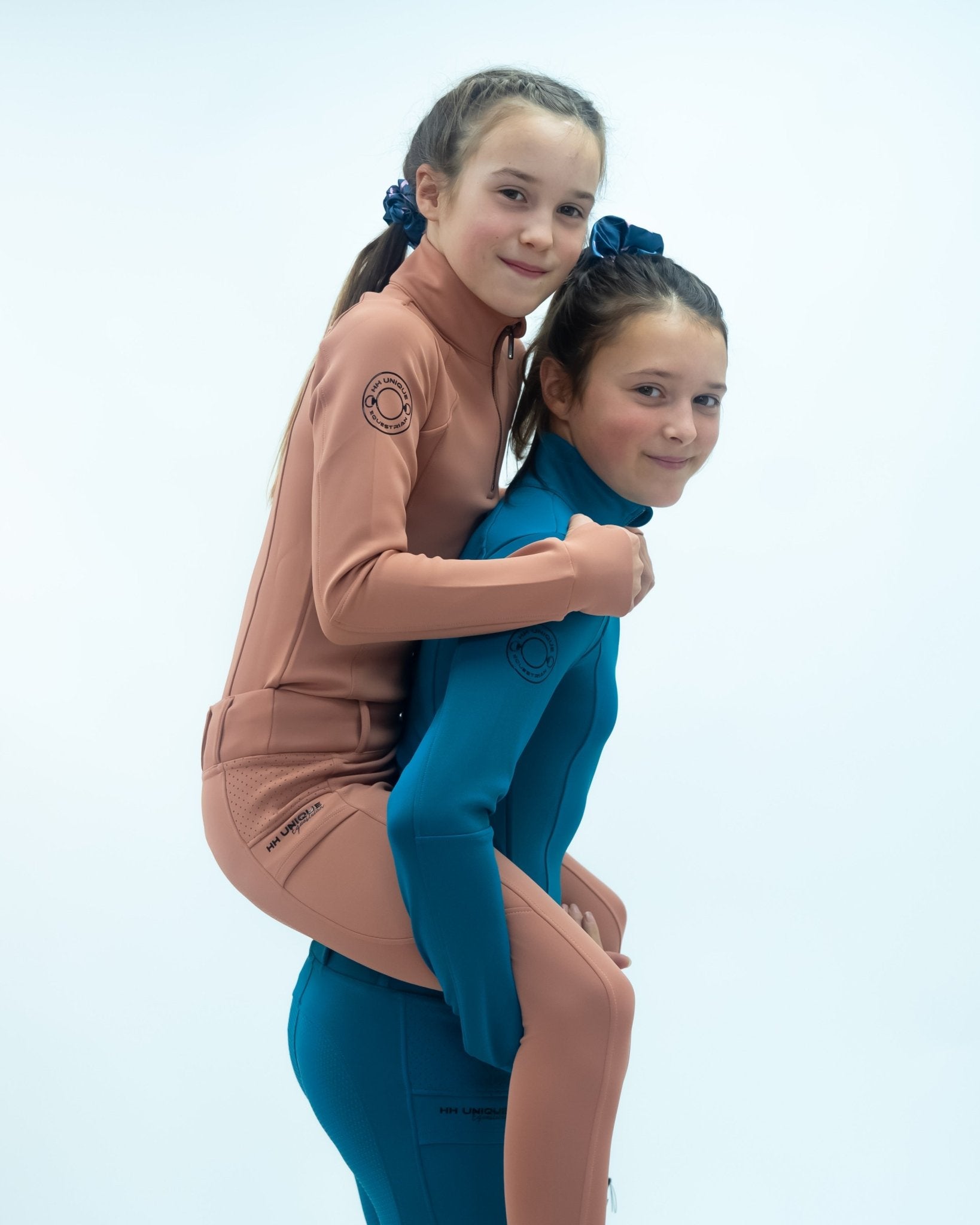 HORZEHOODS® JUNIOR Rose V - Seam Thermo Riding Leggings - Horzehoods5056725019334