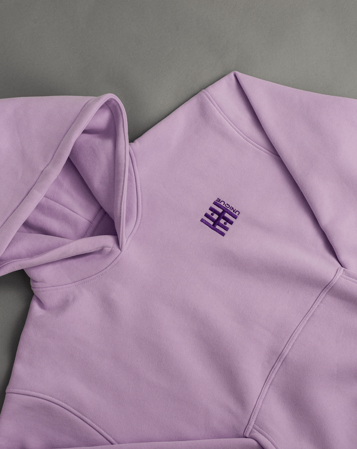 HORZEHOODS® Lilac Basicz Oversized 'Horses make me Happy' Hoodie - Horzehoods5056725025922