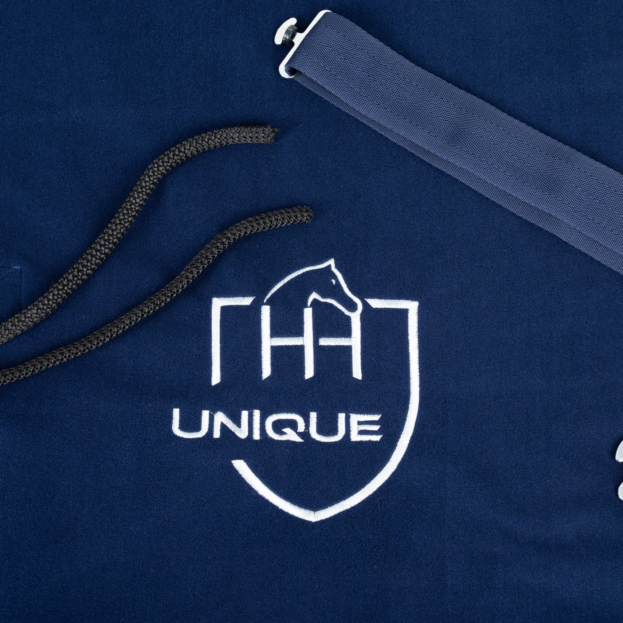 HORZEHOODS® Navy & Silver Luxury Rug - Horzehoods5056725018948