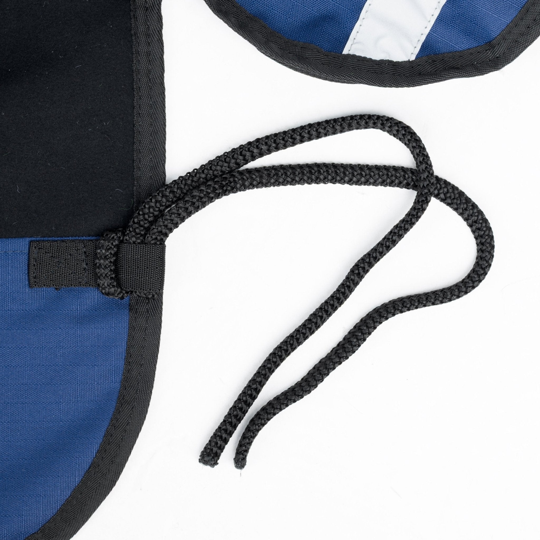 HORZEHOODS® Navy & Silver Waterproof Fleece Lined Quarter Sheet - Horzehoods5056725017804