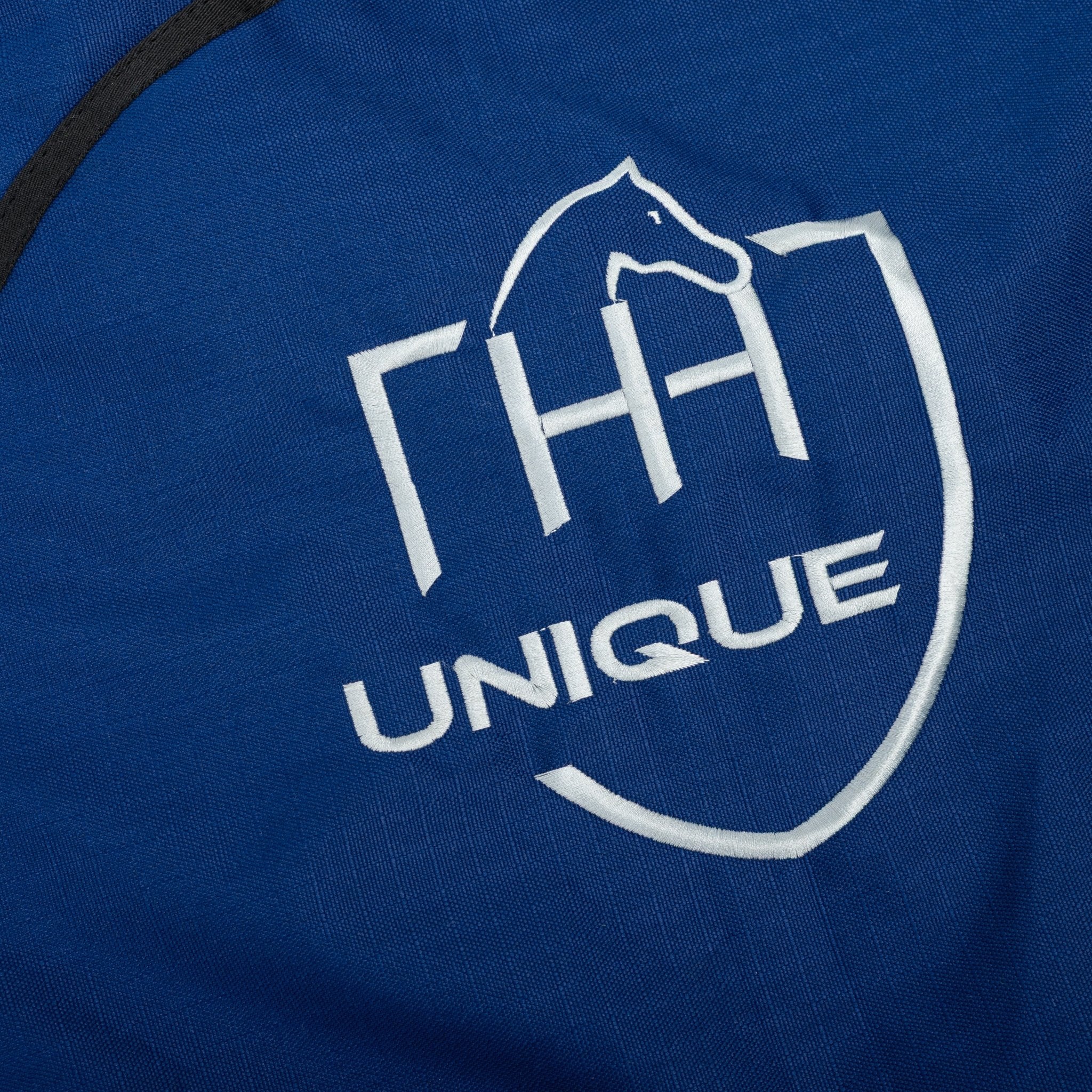 HORZEHOODS® Navy & Silver Waterproof Fleece Lined Quarter Sheet - Horzehoods5056725017804